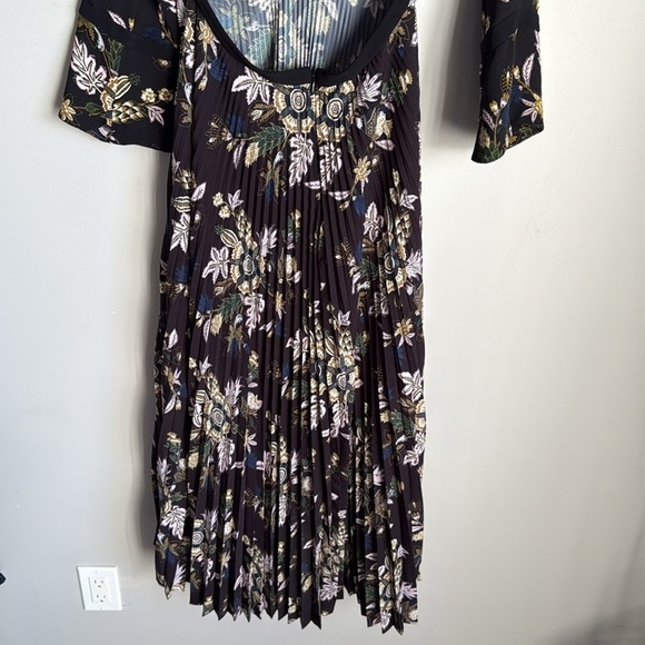 A.L.C. Josefa Silk Midi Dress 8 - Picture 10 of 14